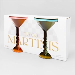 NWT Target To Go Cocktail Glasses